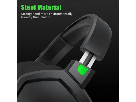 Green Wireless Gaming Headset — Wireless Earbuds, NUBWO