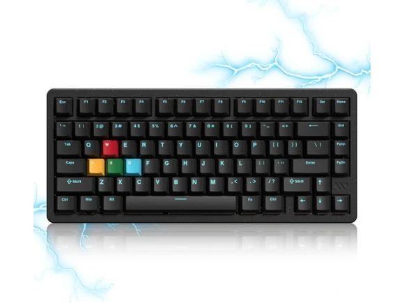 Wireless Mechanical Keyboard, 75% — Bluetooth Keyboard, Womier
