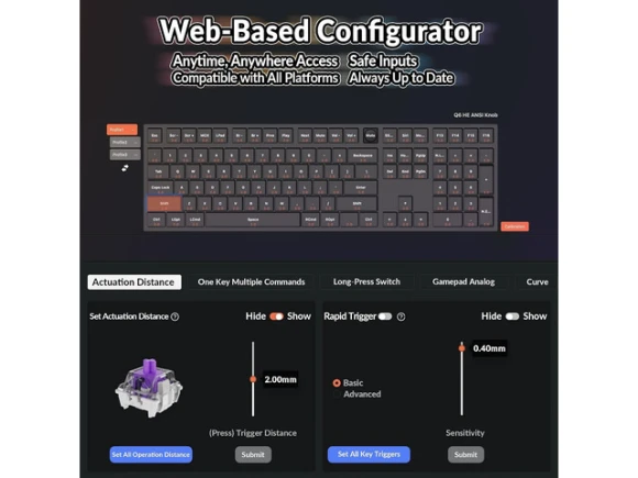 100% Full-Size Keyboard — Bluetooth Keyboard, Keychron