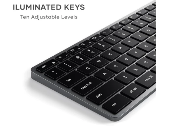 Slim X3 Bluetooth Backlit Keyboard — Bluetooth Keyboard, Satechi