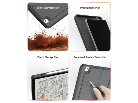 Bluetooth Keyboard Case with Trackpad and 7-Color Backlighting — Bluetooth Keyboard, EIP