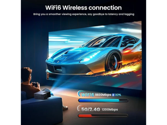 Grey Projector with screen — Smart Projector, Explus-C