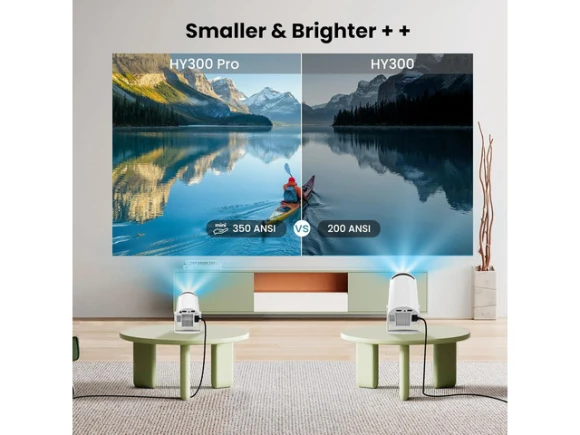Projector with 180° adjustable stand — Smart Projector, Explus-C