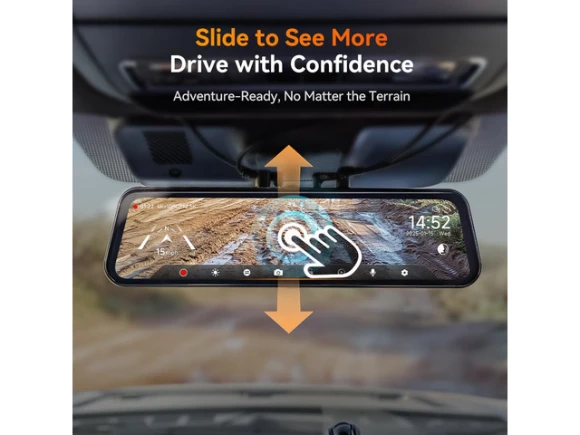 3-Channel Dash Cam, Bumper Version — Dash Cam, WOLFBOX
