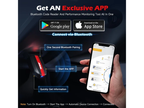 OBD2 scanner with Bluetooth — OBD2 Scanners, ANCEL