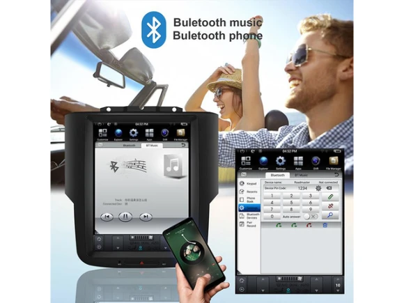 10.4-inch Android Car Radio for Dodge Ram — Car Infotainment System, KSPIV