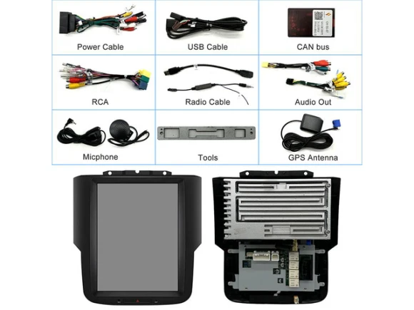 10.4-inch Android Car Radio for Dodge Ram — Car Infotainment System, KSPIV