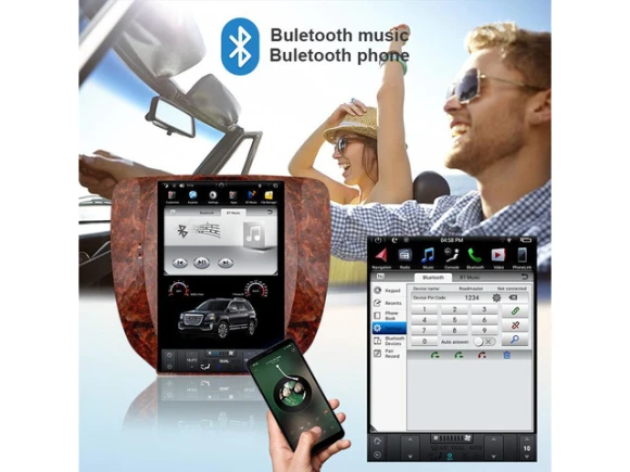 12.1-inch Car Stereo Head Unit for GMC Yukon, Chevrolet Tahoe and Chevrolet Silverado, 2007–2012 — Car Infotainment System, KSPIV