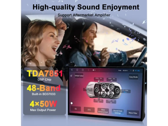 15-Inch Android Car Stereo for Toyota Tacoma and 4Runner, 2024–2026 — Car Infotainment System, KSPIV