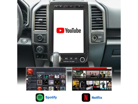 In-Dash Head Unit for Ford F150 / Raptor, 2015–2021 — Car Infotainment System, KSPIV