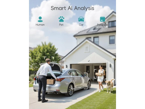 Outdoor 2K 3MP Security Camera — Security Camera, ZUMIMALL