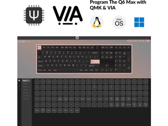 White Custom Mechanical Keyboard — Bluetooth Keyboard, Keychron