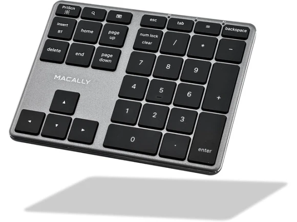 Wireless Numeric Keypad — Bluetooth Keyboard, Macally