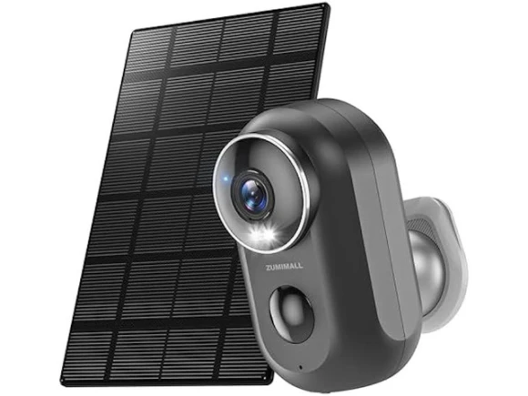 2K Solar Wireless Outdoor Security Camera — Security Camera, ZUMIMALL