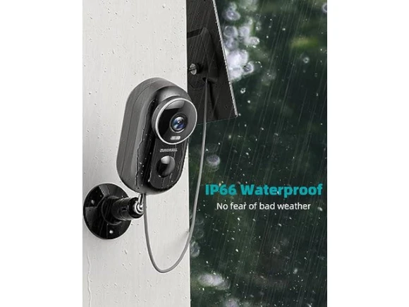 2K Solar Wireless Outdoor Security Camera — Security Camera, ZUMIMALL