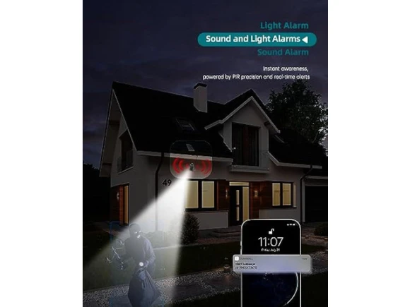 2K Solar Wireless Outdoor Security Camera — Security Camera, ZUMIMALL