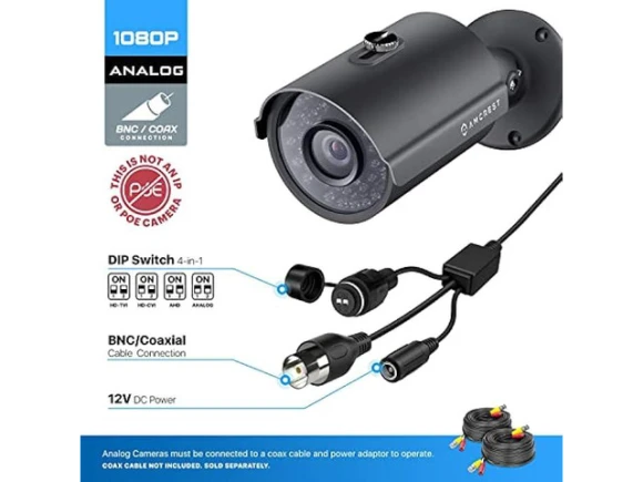 4 MP PoE IP Bullet Camera — Security Camera, Anpviz