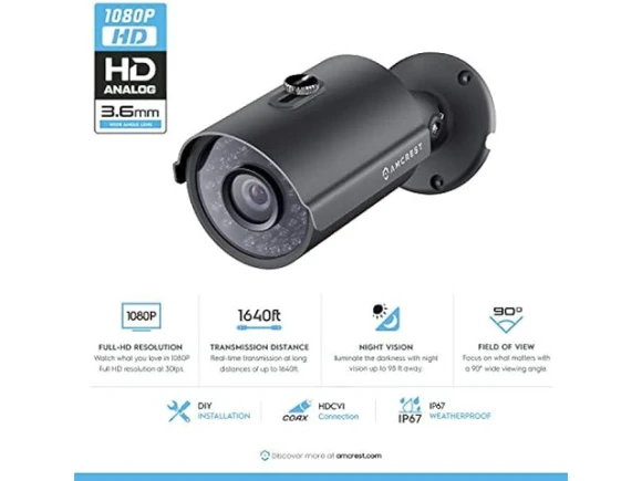 4 MP PoE IP Bullet Camera — Security Camera, Anpviz