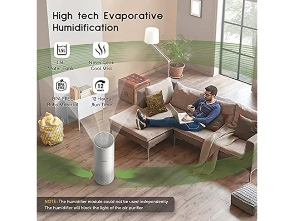 Air Purifier and Humidifier Combo — Air Purifier, usbroway