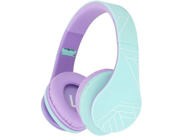 Over-ear Bluetooth wireless headphones for kids — Wireless Earbuds, PowerLocus