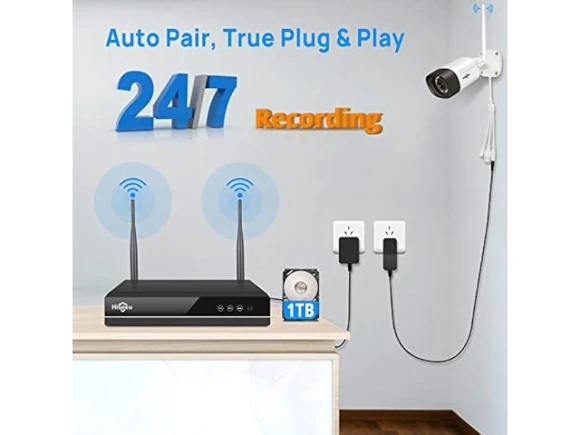 Wi-Fi Security Camera System, 5MP — Security Camera, usbroway