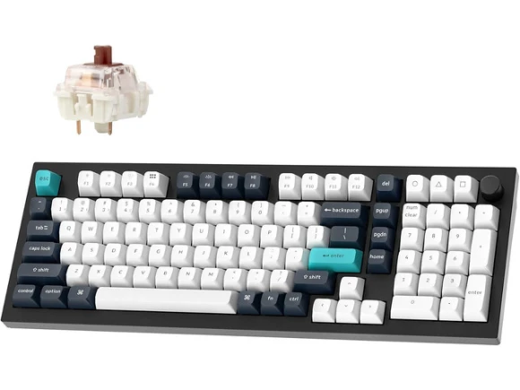 Wireless Custom Mechanical Keyboard, 96% Layout — Bluetooth Keyboard, Keychron
