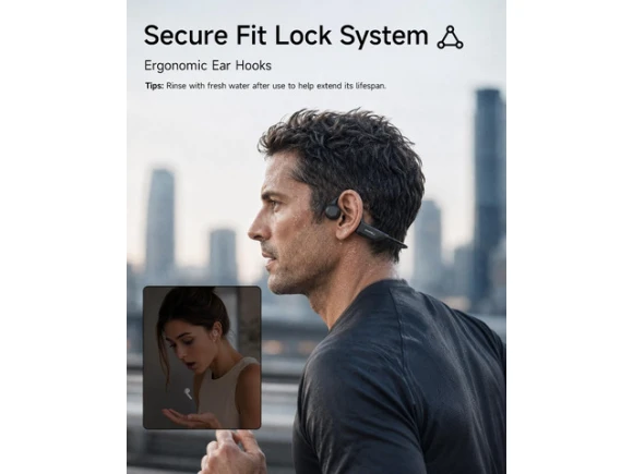 Bone conduction headphones — Wireless Earbuds, Generic Logic, Inc.