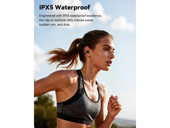 Open-ear clip-on earbuds — Wireless Earbuds, Generic Logic, Inc.