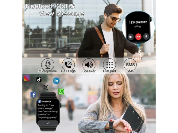 Black Smartwatch — Smart Watch, Generic Logic, Inc.