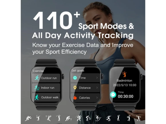Black Smartwatch — Smart Watch, Generic Logic, Inc.