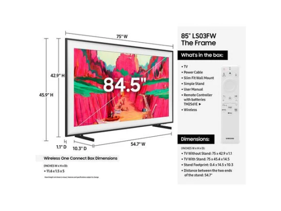 85-Inch 4K Neo QLED Smart TV — Smart TV, Samsung