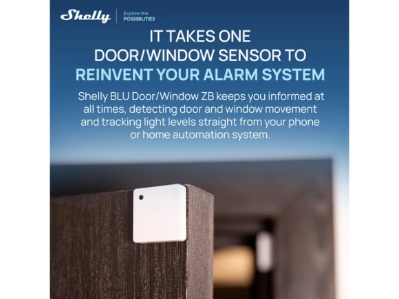Smart Door and Window Sensor — Motion Sensor, Shelly