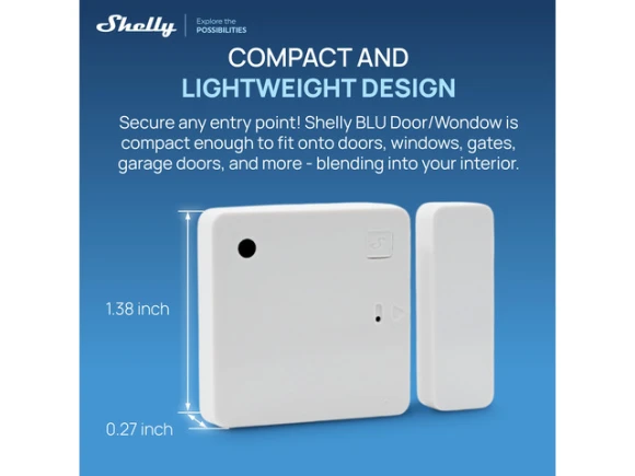 Smart Door and Window Sensor — Motion Sensor, Shelly