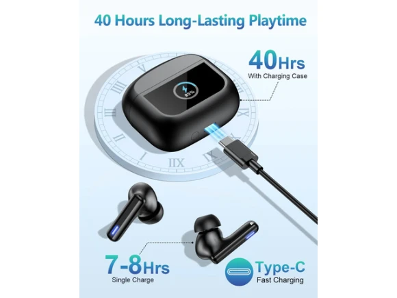 Obsidian Wireless Earbuds — Wireless Earbuds, Generic Logic, Inc.
