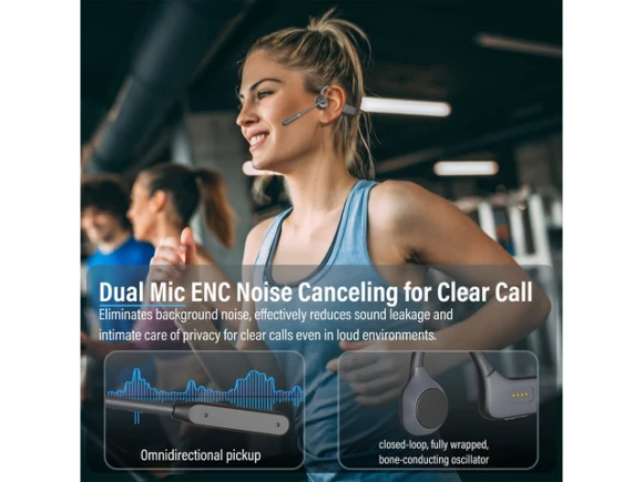Open-Ear Bone Conduction Headphones — Wireless Earbuds, Generic Logic, Inc.