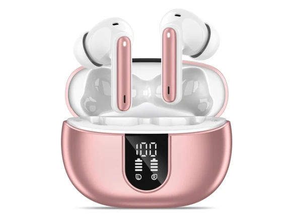 Rose Gold Wireless Earbuds — Wireless Earbuds, Generic Logic, Inc.