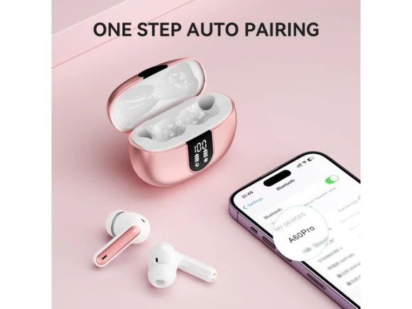 Rose Gold Wireless Earbuds — Wireless Earbuds, Generic Logic, Inc.