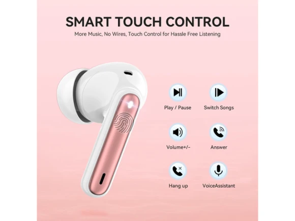 Rose Gold Wireless Earbuds — Wireless Earbuds, Generic Logic, Inc.