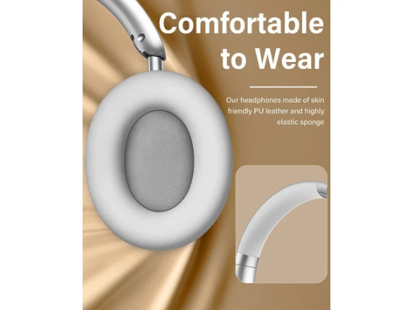 Wireless Bluetooth Headphones, Silver — Wireless Earbuds, Generic Logic, Inc.
