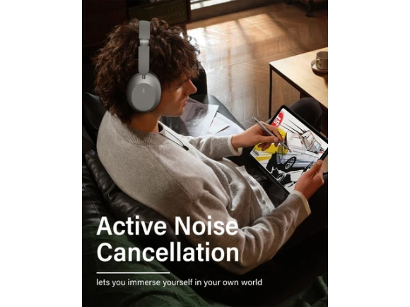 Wireless Bluetooth Headphones, Silver — Wireless Earbuds, Generic Logic, Inc.