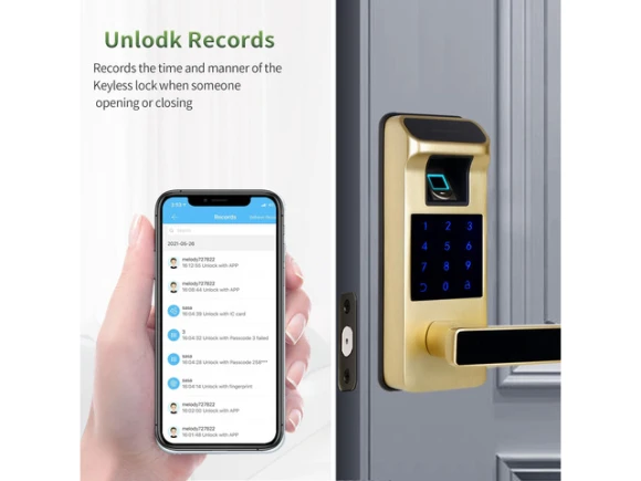 Gold Smart Door Lock — Smart Lock, Generic Logic, Inc.