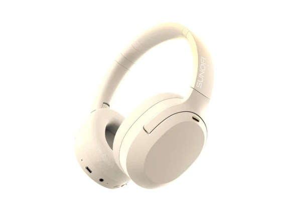 White Over-Ear Headphones — Wireless Earbuds, Generic Logic, Inc.