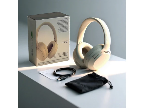 White Over-Ear Headphones — Wireless Earbuds, Generic Logic, Inc.