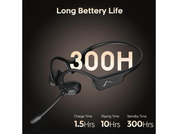 Open-Ear Bluetooth Headphones with Microphone — Wireless Earbuds, Generic Logic, Inc.