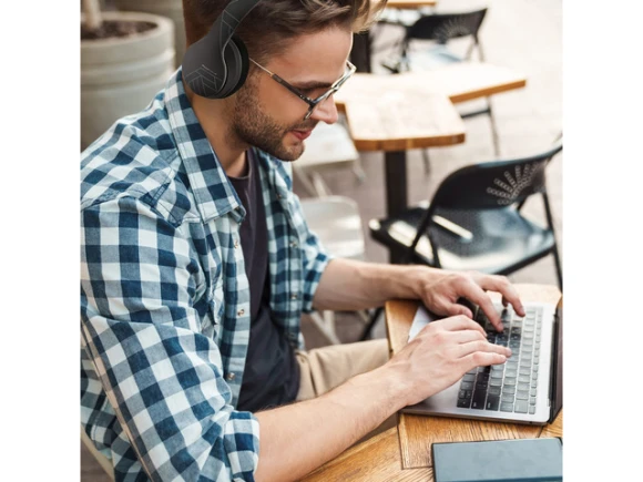 Wireless over-ear Bluetooth headphones — Wireless Earbuds, Generic Logic, Inc.