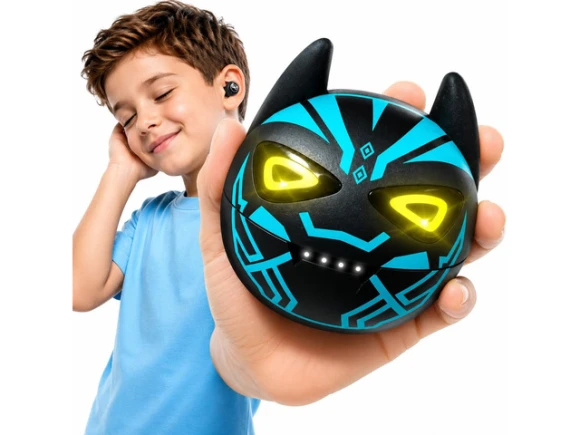 Black Wireless Earbuds for Children — Wireless Earbuds, Generic Logic, Inc.
