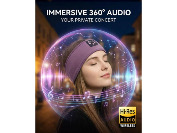 Bluetooth Music Headband Headphones — Wireless Earbuds, Generic Logic, Inc.