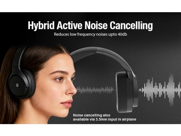 Black Overhead Headphones — Wireless Earbuds, Generic Logic, Inc.