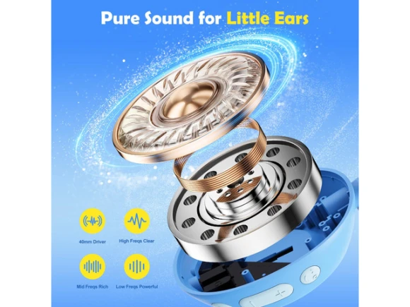 Kids' active noise-cancelling headphones — Wireless Earbuds, Generic Logic, Inc.