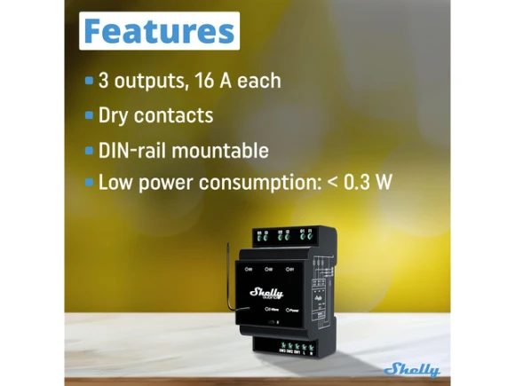 3-Channel Smart Switch — Smart Switch, Shelly